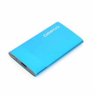 Omega Bateria 5000 Mah Con Carga Usb Azul